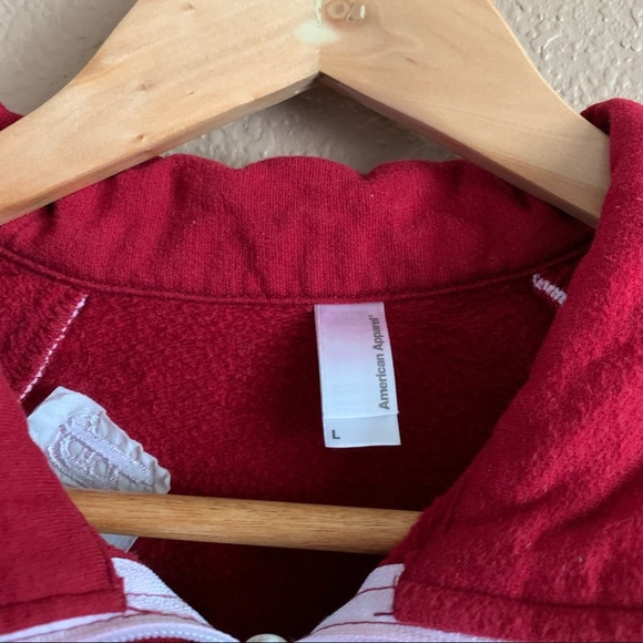 American Apparel Fleece Zipper Jacket Size Large - Picture 4 of 8